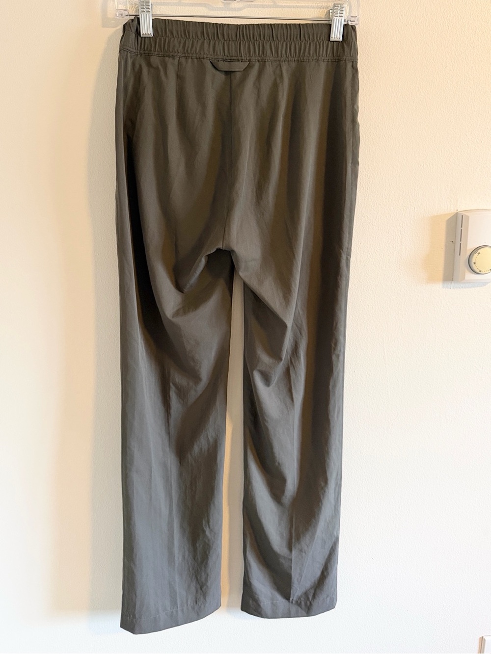 James Perse Monterey Pull On Trouser Pants Women's 0 XS Olive Green Drawstring - Picture 4 of 10